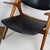 Scandinavian CH28 Chair in Teak and Black Leather by Hans Wegner for Carl Hansen, 1950s For Sale - Image 12 of 15