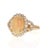 Contemporary 4.41 Carat Opal Diamond 14 Karat Yellow Gold Cocktail Ring, Size 7 For Sale - Image 3 of 6