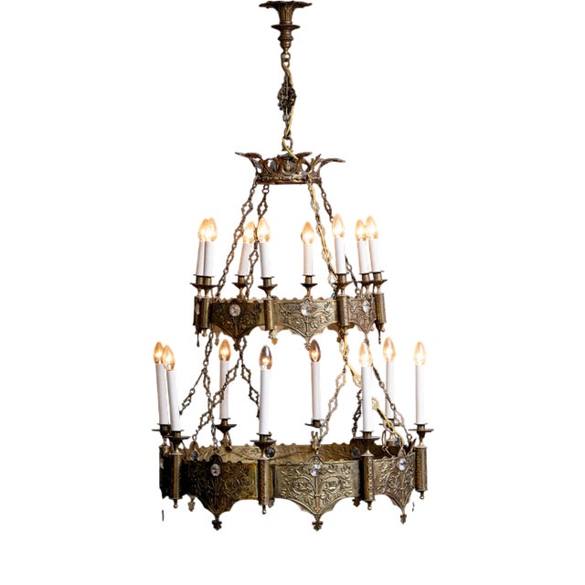 Ceiling Chandelier, Spain, 1870 For Sale
