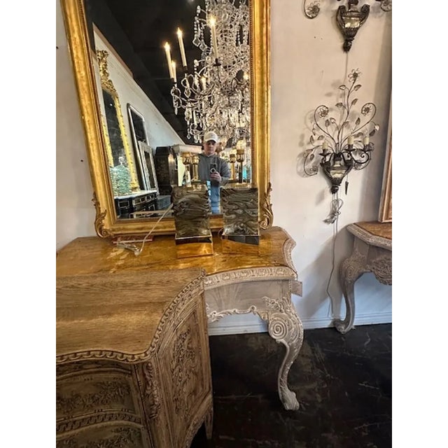 Glass Murano Fume Block Lamps For Sale - Image 7 of 7