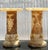 Vintage Italian Carved Alabaster Pedestals - A Pair For Sale - Image 4 of 10