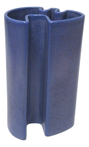 Indigo Porcelain Vase by Angelo Mangiarotti, 1960s