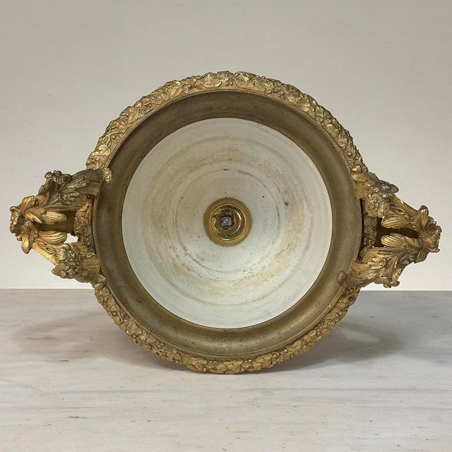 19th Century French Porcelain Vase in the Sèvres Style With Gilt Bronze Mounts For Sale - Image 17 of 18