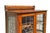 Early 20th Century Antique Arts & Crafts Mission Oak China Cabinet With Leaded Crystal Glass Panels For Sale - Image 5 of 12