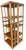 Brown Jordan Vintage Tall Architectural Palm Beach Style Rattan Étagères, Pair For Sale - Image 4 of 12