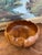 Vintage Hand-Carved Decorative Wood Bowl by Pacific Traders - Made in the Philippines for Aloha Hawaii For Sale - Image 4 of 9