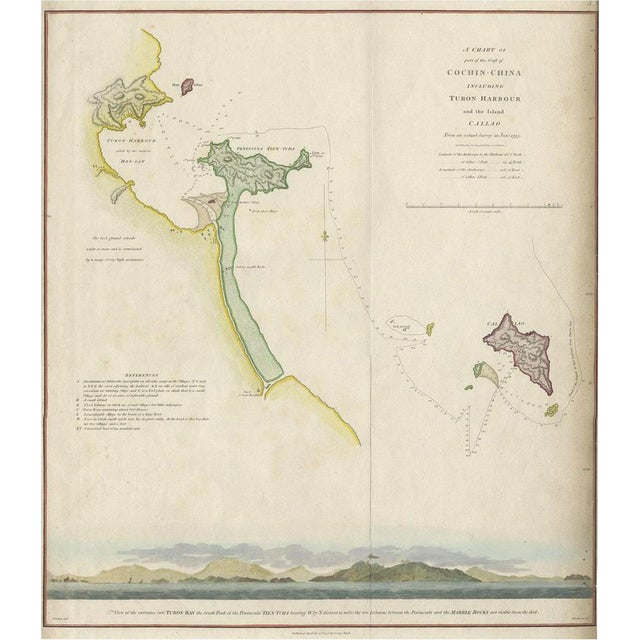 Map of the Vietnamese Coast, 1796 For Sale