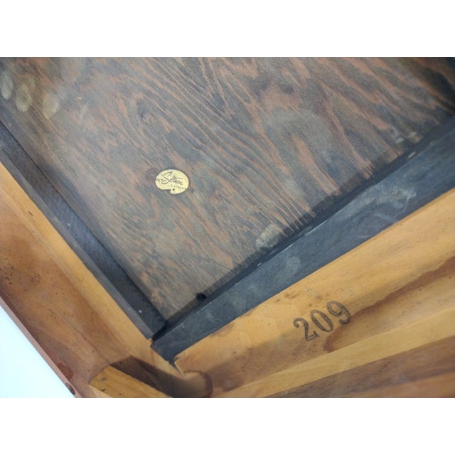 1970s Tile Top Walnut End Tables - a Pair For Sale - Image 11 of 13