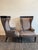 A dramatic and stylish pair of vintage chairs from the 60s. These actually were in my personal living room for 15 years:)...