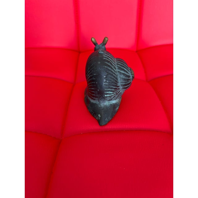 Metal 1980s Brass Snail For Sale - Image 7 of 9