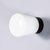 1950’s new old stock opaque knob ceiling or wall lamp. The wall mount tops are original a form of bakelite (self...