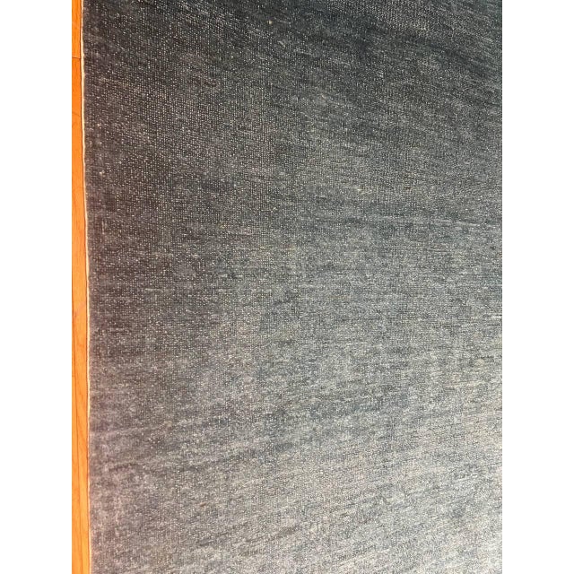 Teal Pasargad DC Teal Color Hand Knotted Rug For Sale - Image 8 of 9