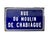 Original French Enamel Street Sign For Sale