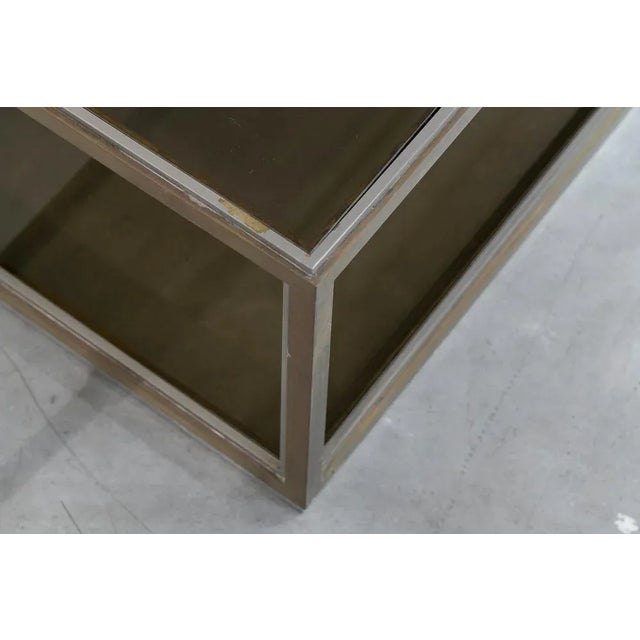 Vintage Steel Center Table, 1970s For Sale - Image 4 of 6