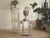 Metal Side Table with Wire Shelf For Sale - Image 11 of 16