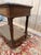 Wood Napoleon III Console Table in Oak and Marble For Sale - Image 7 of 8