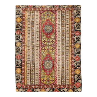 Galerie Shabab Collection Early 20th Century Turkish Ghiordes Accent Rug For Sale