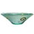 Post-Modern Kiln-Formed Art Glass Bowl Gold W 24k Inlaid by Jeffrey Andrews 1994 For Sale - Image 4 of 7