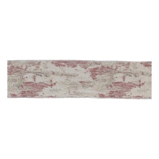 Pink and Silver Shimmer Wired Ribbon (Set of 2) For Sale