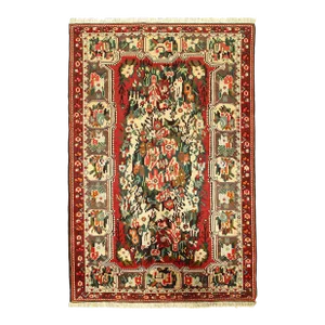 1970s Pasargad Persian Bakhtiari Semi-Antique Hand Knotted Area