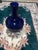 Chinese ChineseVASE . Chinese Porcelain. Cobalt Blue Monochrome Porcelain Vase. For Sale - Image 3 of 12