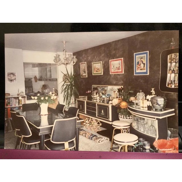 Mid-Century Chinoiserie Dining Table & Six Chairs by Umberto Mascagni, Set of 7 For Sale - Image 6 of 18