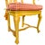 Yellow Early 20th Century Venetian Rococo / Louis Revival Style Yellow Wood Upholstered Accent Side Chairs - A Pair For Sale - Image 8 of 17
