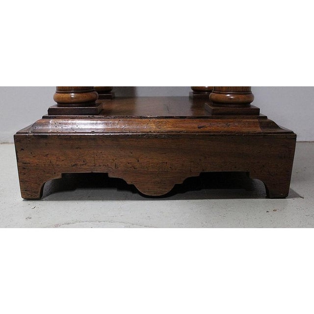 Late19th Century Gothic Walnut Seal Side Table For Sale - Image 15 of 18