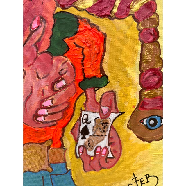 Original Serg Graff "PigMaster" – Unique Surreal Naïve Fantasy Acrylic Artwork For Sale - Image 11 of 11