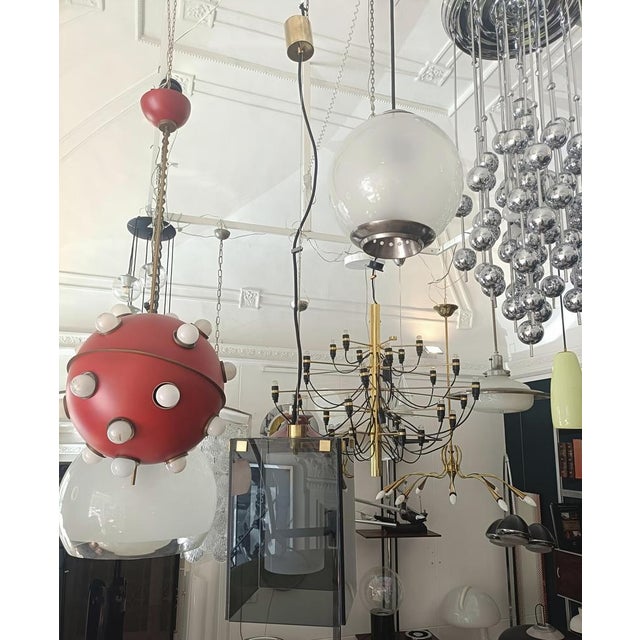Fontana Arte Mod.2211 Chandelier by Max Ingrand for Fontana Arte, Italy, 1960s For Sale - Image 4 of 11