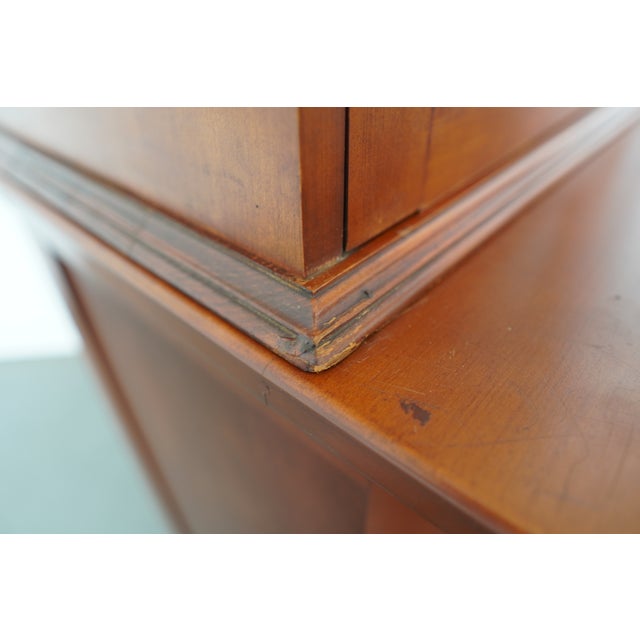 Vintage Traditional China Cabinet Hutch For Sale - Image 16 of 17