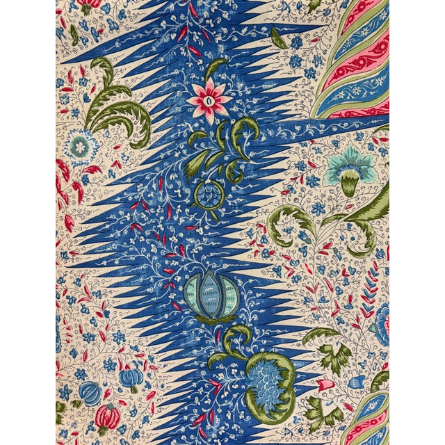 Quadrille Les Indiennes Multicolor Multi Blue Rouge Greens Fabric 2 yards Brand: Quadrille Pattern Name: Les Indiennes...