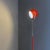 Italian Modern Adjustable Floor Lamp in Red and Chromed Metal with Marble Base by Goffredo Reggiani, 1970 For Sale - Image 3 of 18
