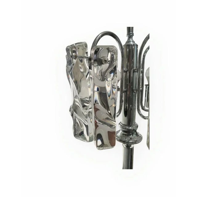 Gray Murano Glass Foot Lamp by Paolo Venini for Venini, 1970s For Sale - Image 8 of 14