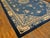 Chinese Marvelous Blue and Ivory Color With Special Flower Design Antique Chinese Peking Rug For Sale - Image 3 of 6