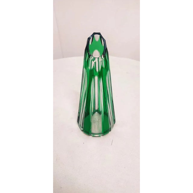 Bohemian Crystal Vase, Czech Republic, 1980s, in Very Good conditions. Designed 1970 to 1979