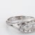 Metal Mid 20th Century Mixed Cut Diamond Band Vintage 14k White Gold Ring Sz 8 For Sale - Image 7 of 7