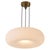2356 Ceiling Light in Brass and Opaline Glass by Max Ingrand for Fontana Arte, Italy, 1960s For Sale - Image 9 of 9