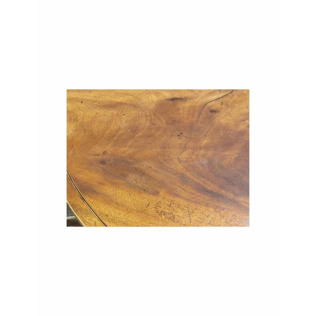 Early 19th Century An Early 19th Century English Demi Lune Console Table. For Sale - Image 5 of 10