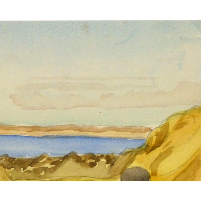 Traditional Lake Mead Watercolor For Sale - Image 3 of 5