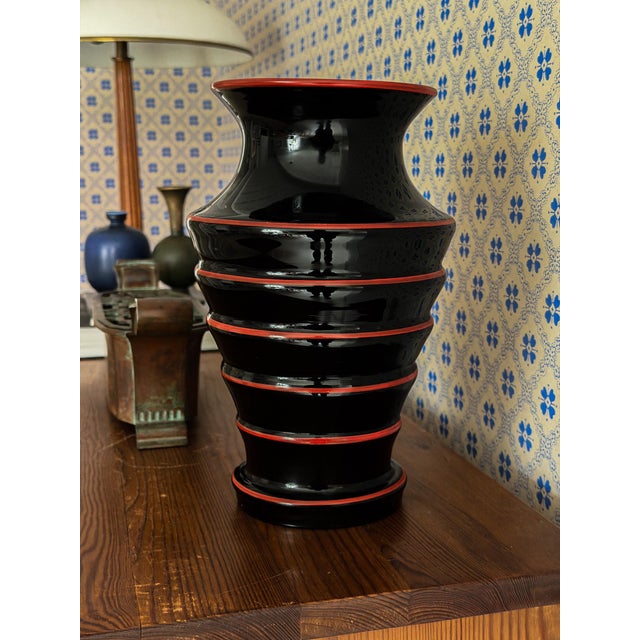 Art Deco Glass Vase, Sweden, 1930s For Sale - Image 3 of 6
