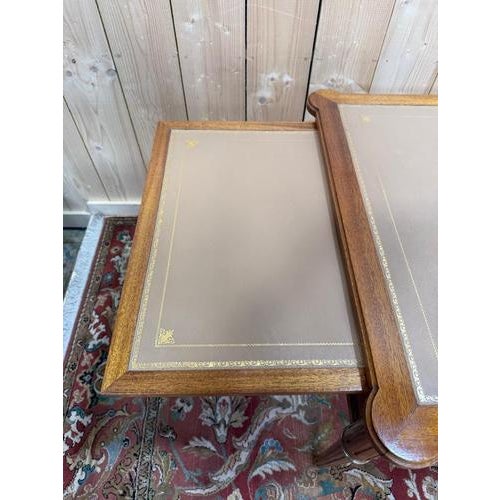 Large Louis XVI Style Flat Desk For Sale - Image 6 of 13