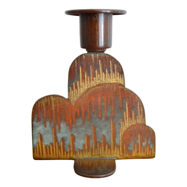 Small Ikroa Candlestick from Wmf, 1930s For Sale