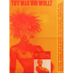 Your Own Thing Do What You Want, German Posters, Rock Musical Hal Hester, 1970s