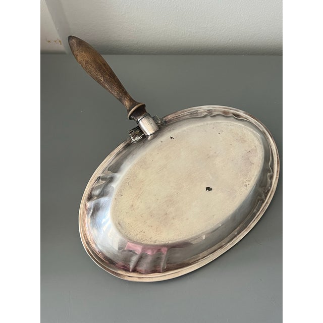 Silver Silver Plate Silent Butler or Crumb Catcher For Sale - Image 8 of 8