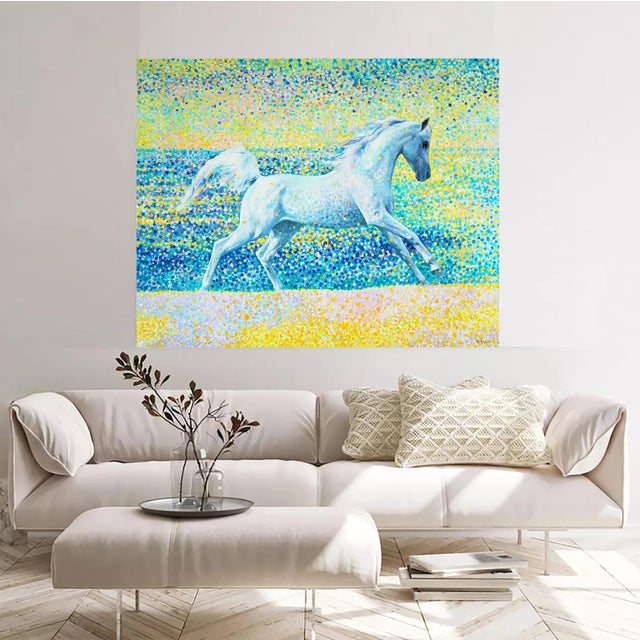 Artist Andrei Sitsko "Sun Splashes" Modern Original Painting For Sale - Image 9 of 9