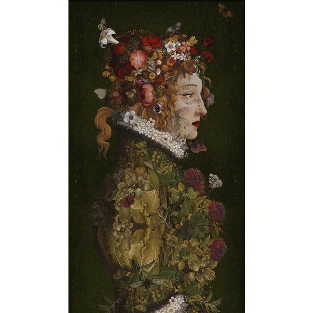 Contemporary Velvet Wall Panel by Vogliobene Art For Sale - Image 3 of 4