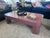 Karl Springer Vintage Postmodern Mauve Lacquer Coffee Table / Sculptural Display Table For Sale - Image 4 of 4