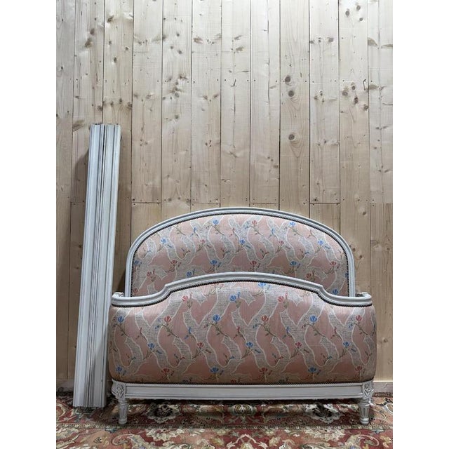 Wood Louis XVI Style Basket Bed in Wood For Sale - Image 7 of 7