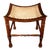 Wood and Cord Thebes Stool, 19th C For Sale